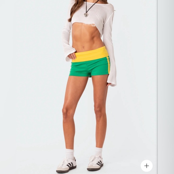 💕🙏🏻BNWT BRASÍL FOLD OVER BOOTY SHORTS🙏🏻💕 - Picture 2 of 11